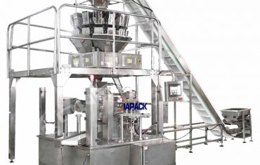 Automatická rotačná taška s uzatváracím strojom na zips