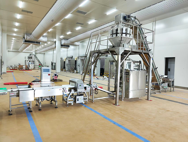 automatický baliaci stroj na mrazené potraviny