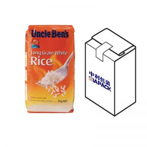 Vrecko s plochým dnom s horným označením na obilie